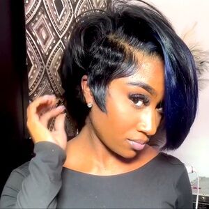 Coracrown Natural Realistic Lace Glueless Side Part Bob Human Hair